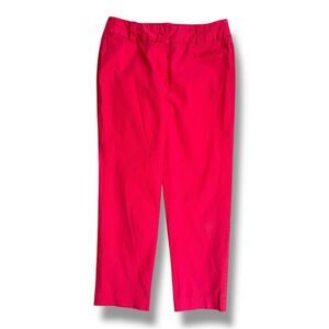Patchington Bold Red Cropped Pants Sz 4